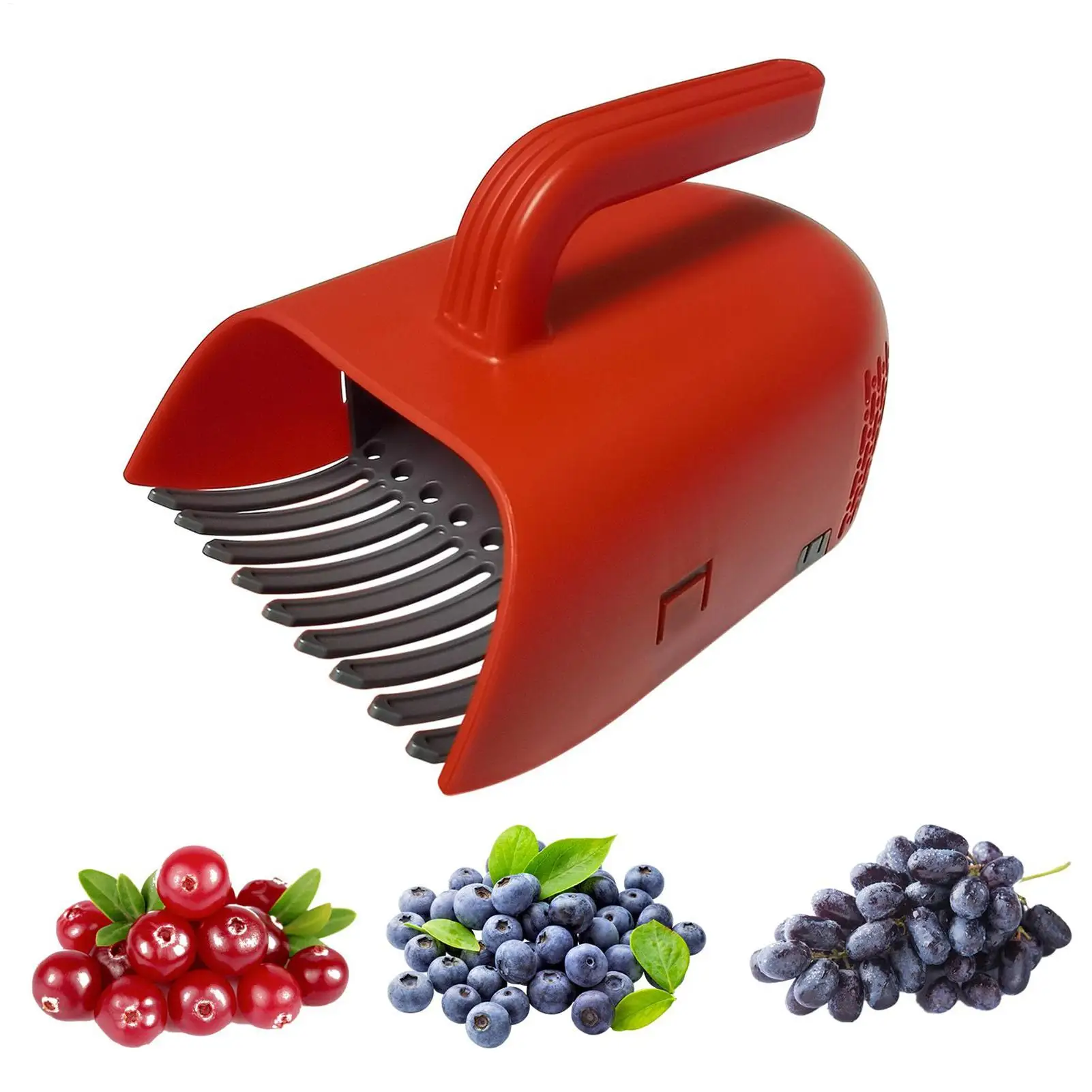 Berry Picker Cherry Picker Blueberry Rake Scoop Fruchterntemaschine Pflanzenschützender Fruchtsammler Blueberry Collection Harvester Image