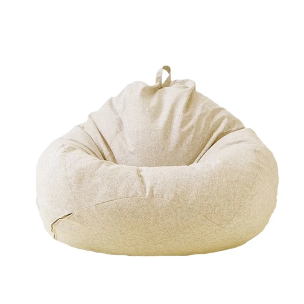 Robuster, bequemer Sitzsack-Sofabezug, waschbar, abnehmbar, fauler Sofabezug, atmungsaktiv, weich, Puff-Couchbezug, Schlafzimmer Image