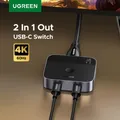UGREEN USB C Switch 2 in 1 Out 4K 60Hz USB-C Switcher per PS5 Xbox PC Monitor portatile Proiettore Tastiera Mouse Docking