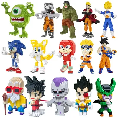 Funny Joy Cartoon Anime Movie Game Wukong Building Blocks Toy Games Periphery Figure Puzzle Assembly Toy Bricks Christmas Gifts