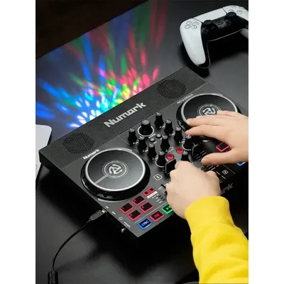 Numark Open Code Partymix2 II Live DJ Lighting Mini Disc Maker Tragbarer Controller Kostenlose Software Image