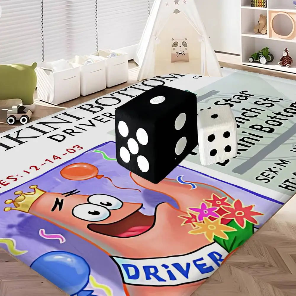 S-Sponge B-Bobs Bodenmatte Retro Multiple Choice Wohnzimmer Küchenteppich rutschfeste moderne Heimdekoration Image