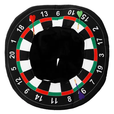 Dart Hat Costume Hats Kids Adults Sports Dartboard Headpiece Foldable Party Photo Prop Novelty Headwear