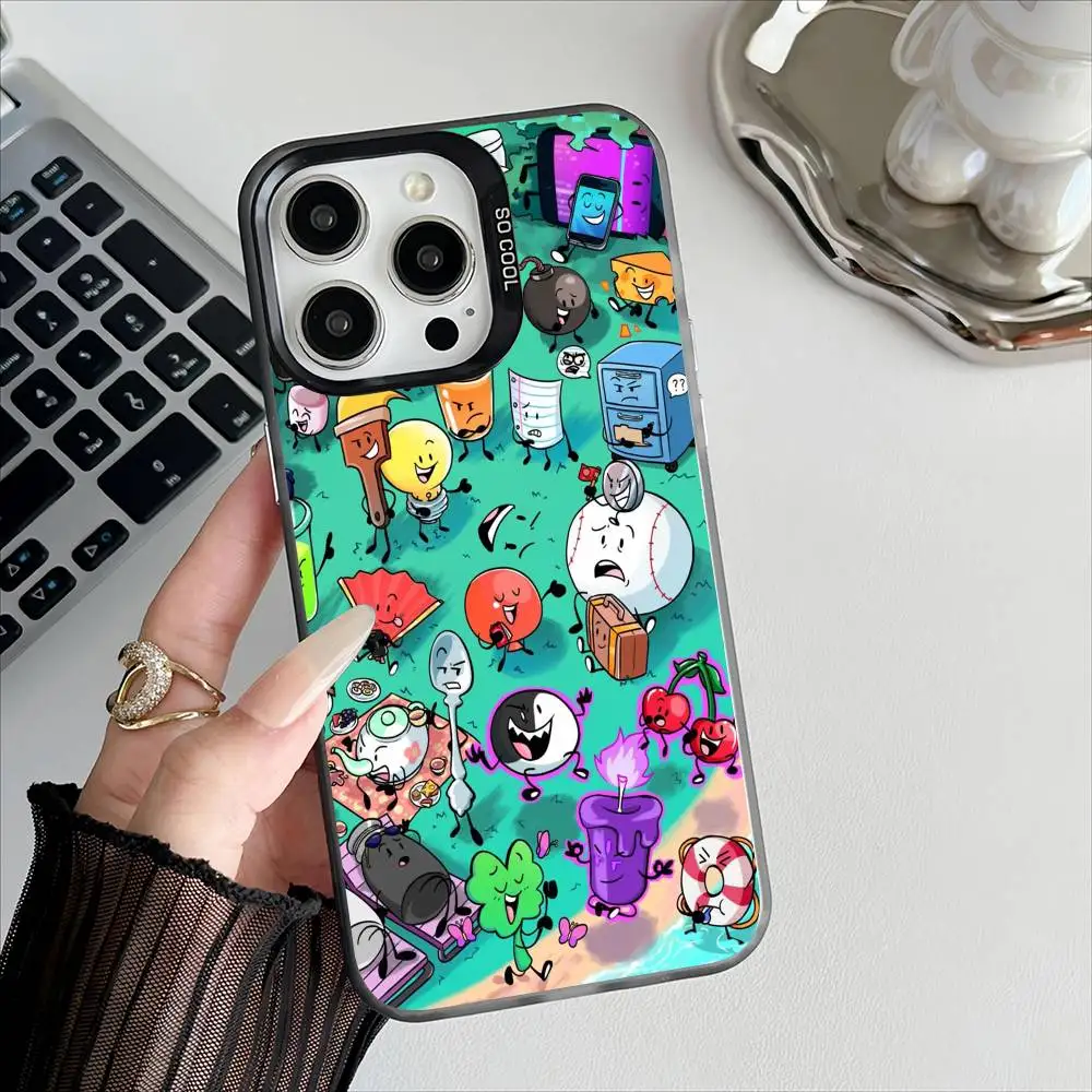 Bfdi Battle für D-Dream Island Handyhülle für Apple 11 12 13 14 15 16 Pro Max Plus Schutzbeschichtung Handyhülle Image