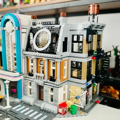 Kreative Hero Film Serie Sanctum Sanctorum Showdown Bausteine Architektur Modell Montieren Ziegel Spielzeug Geschenk Für Kind Erwachsene Image