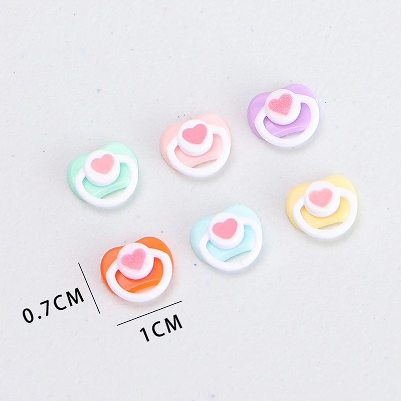 5Pcs Schöne Mini Dummy Nippel Puppe Schnuller Für Puppe Baby Puppen Kinder Spielzeug Baby Schnuller Zubehör Spielen Haus Liefert