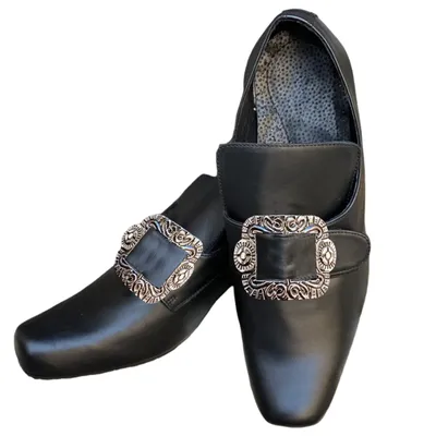 Männer viktorianische Vintage Schuhe 18. mittelalterliche Renaissance Cosplay Gehrock Schuhe edle Heels Mary Antoinette Halloween Kostüm Requisiten Image