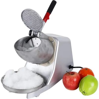 300W Electric Ice Shaver and Snow Cone Maker Ice Shaved Machine Ice Crusher 143 lbs