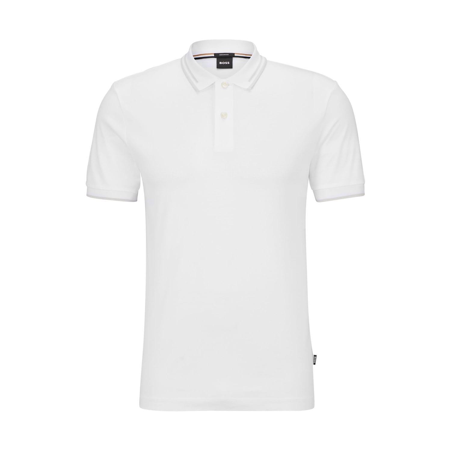Boss - "Phillipson 115" Poloshirt für Herren (Weiß) Image