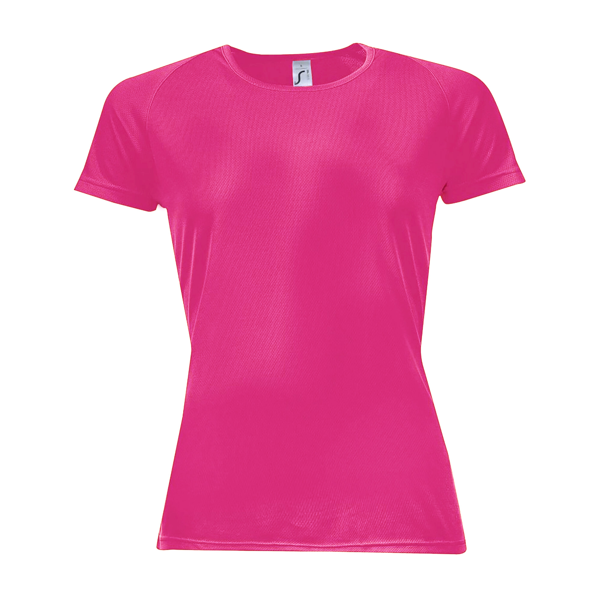 SOLS Damen/Damen Sportliches T-Shirt mit kurzen Ärmeln (Neon Pink) Image