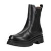 Stiefelette NERO GIARDINI "Nero Giardini Stiefelette Leder/Textil", Damen, Gr. 38, schwarz, Leder, Textil, casual, Schuhe