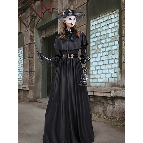 Pestarzt Kostüm für Paare, Umhang, Halloween-Kostüme für Paare, Cosplay, Mittelalter, Steampunk, Priester, Renaissance-Kostüm, Outfits, Umhang, Umhang Image