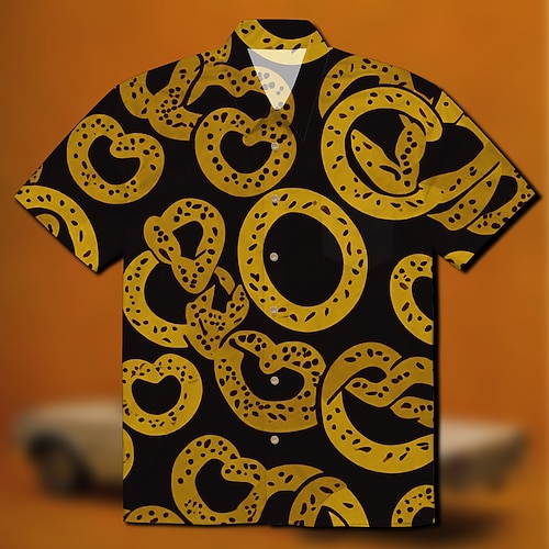 Hawaii-Hemden Aloha-Hemd Bayerisch München Deutsch alpin Grafik für Herren Erwachsene 3D-Druck für Karneval Oktoberfestbier Strand Urlaub Party Image