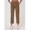 Cordhose FRESHLIONS "Eliana", Damen, Gr. L, EURO-Größen, braun, 98% Baumwolle, 2% Elasthan, unifarben, casual, lang, Hosen, im klassischen Design