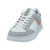 Sneaker BUGATTI "bugatti Sneaker Nappaleder", Herren, Gr. 42, grau (grau, weiß), Nappaleder, casual, Schuhe