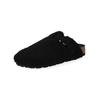 Pantolette SHEPHERD "Shepherd Pantoletten Lammfell", Damen, Gr. 36, schwarz, Lammfell, casual, Schuhe