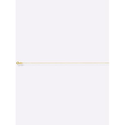 Goldkette LADY, gold (gelbgold 375), Halsketten, Damen, 45, Metall-Gold, L: 45cm, Metall, Gold Image