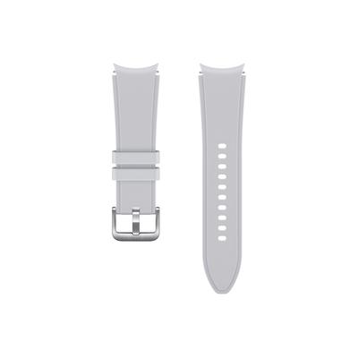 SAMSUNG Smartwatch-Armband "Ridge Sport Band 20 mm, S/M", silber, 19cm, Samsung Galaxy Watch4 / Watch4 Classic-Samsung Galaxy Watch5 Serie-Samsung Galaxy Watch6 Serie, Uhrenarmbänder Image