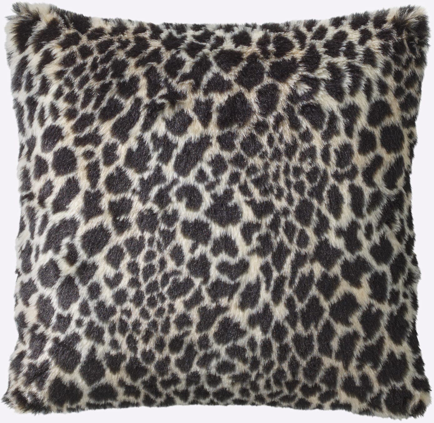 Kissenhülle HEINE HOME Gr. 2, beige (beige, schwarz), B:40cm L:40cm, Kunstfaser, 50% Polyacryl, 28% Modacryl, 22% Polyester, Kissenbezüge Image