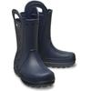 Gummistiefel CROCS "Handle It Rain Boot", Damen, Gr. 41, blau (navy), Croslite, casual, Schuhe, mit Tragegriffe