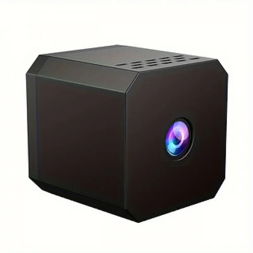 Mini telecamera compatta con visione notturna a colori HD 1080p, installazione magnetica per un facile monitoraggio remoto tramite telefono cellulare, adatta per la sicurezza di casa, ufficio e auto