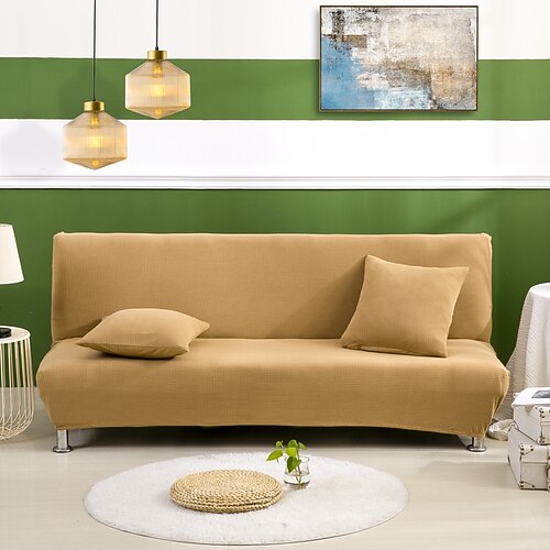 wasserdichter Jacquard-Stoff, armloser Sofa-Bettbezug, Sofa-Neujahrsdekor, Schonbezüge, Stretch-Schutz, elastischer Bankbezug Image
