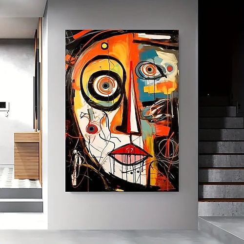 Druck Gerollte Leinwanddrucke - Abstrakt Menschen Modern Traditionell Kunstdrucke Image