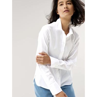 Walbusch Damen Baumwoll-Bluse Zeitlos Weiss Image