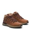 Schnürboots TIMBERLAND "SPRINT TREKKERMID LACE UP SNEAKER", Gr. 44,5, braun (medium orange full grain), Leder, Synthetik, sportlich, Schuhe, Winterschuhe, Sneakerboots, Winterboots