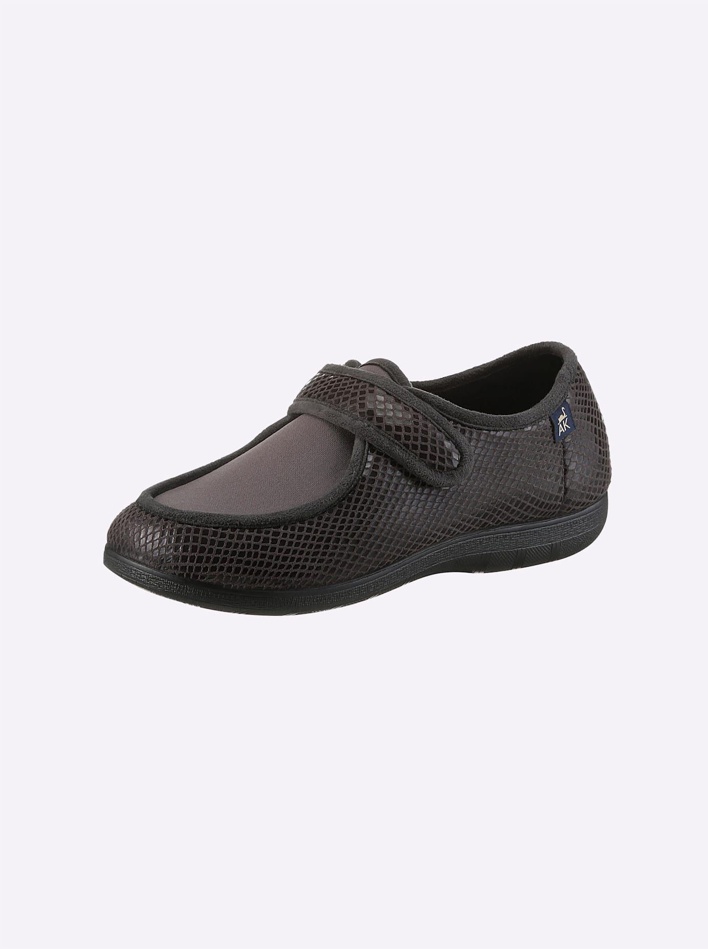 Hausschuh CASUAL LOOKS, Damen, Gr. 41, grau (hellgrau), Textil, Modisch, Schuhe
