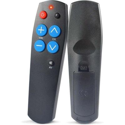 Universelle TV-Fernbedienung mit großen Tasten, einfach zu bedienen und einzurichten, geeignet für Image