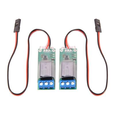 2PCS rc pwm Elektronische Relais Schalter für Flugzeug diy Modell Navigation Lichter Controller Image
