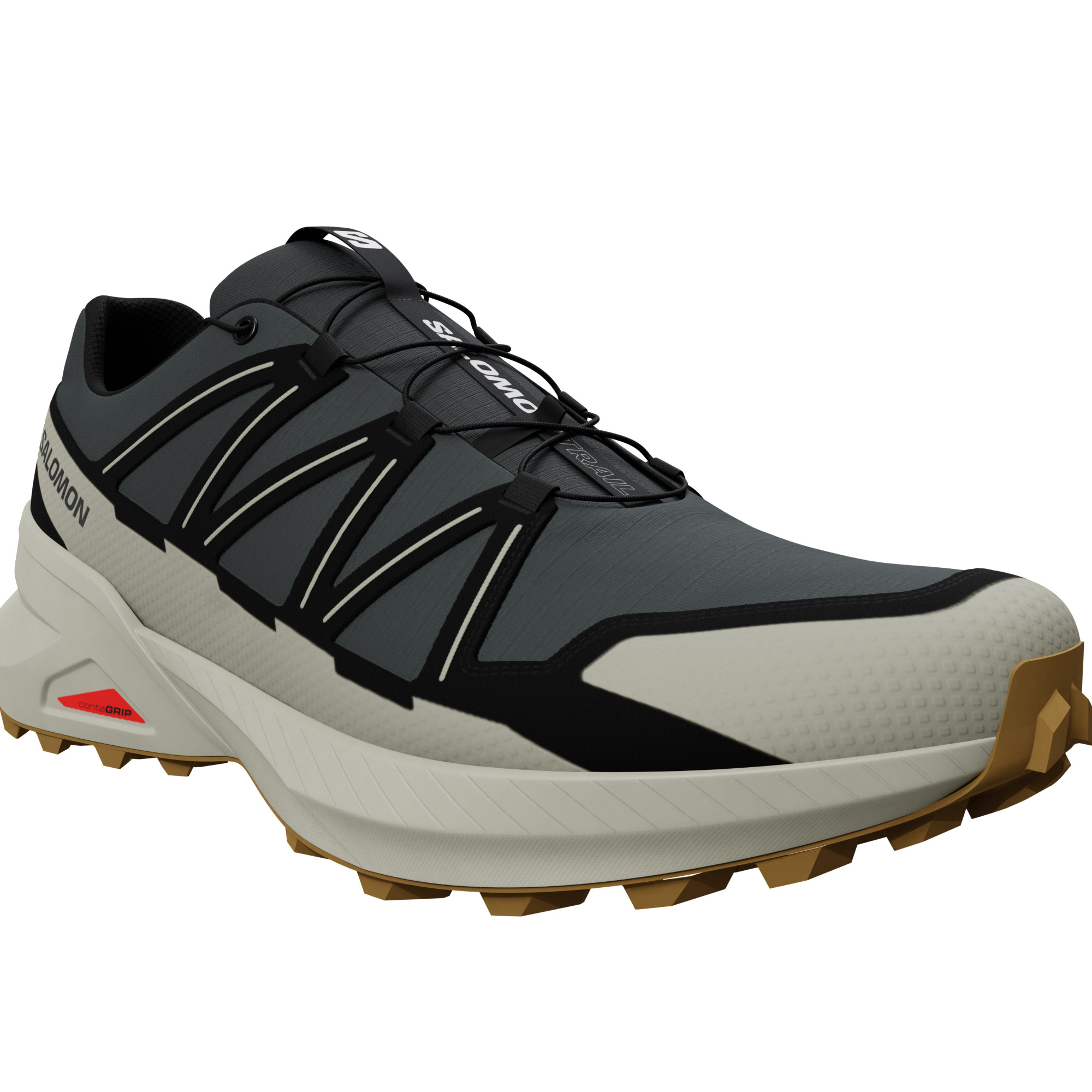 Trailrunningschuh SALOMON "SPEEDCROSS PEAK", Damen, Gr. 48, urban chic, schwarz, alfalfa, Synthetik, Textil, Schuhe