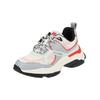 Sneaker STEVE MADDEN "STEVE MADDEN Sneaker Lederimitat/Textil", Damen, Gr. 40, rot (grau, rot), Lederimitat, Textil, casual, Schuhe
