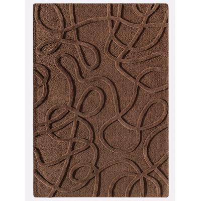 Teppich HEINE HOME Gr. 5, braun, B:190cm H:11mm L:290cm, Wolle, Teppiche Image