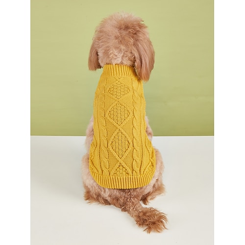 Hund Mäntel Pullover Hunde-Kostüm Lässig Einfacher Stil Winter Weich Waschbar Mode Bequem Dicht Outdoor Party Alltagskleidung Innen Alltagstauglich Hundebekleidung for Beagle Buldogge Shiba Inu Image