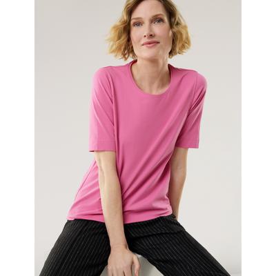 Walbusch Damen Baumwoll-Basic-Shirt Halbarm Rose Image
