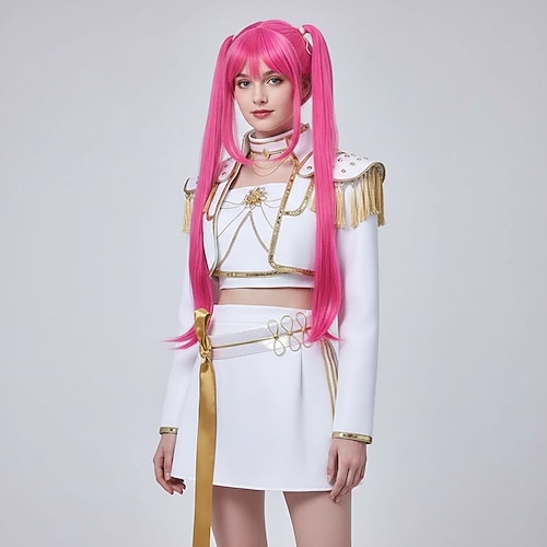 Kpop-inspiriert Von koreanischen Idolen inspiriert Popstar Outfits Kostüm Festkleidung Virtuelles Idol for Damen Erwachsene Halloween Karneval Leistung Comic-Konzert Anime Expo Image