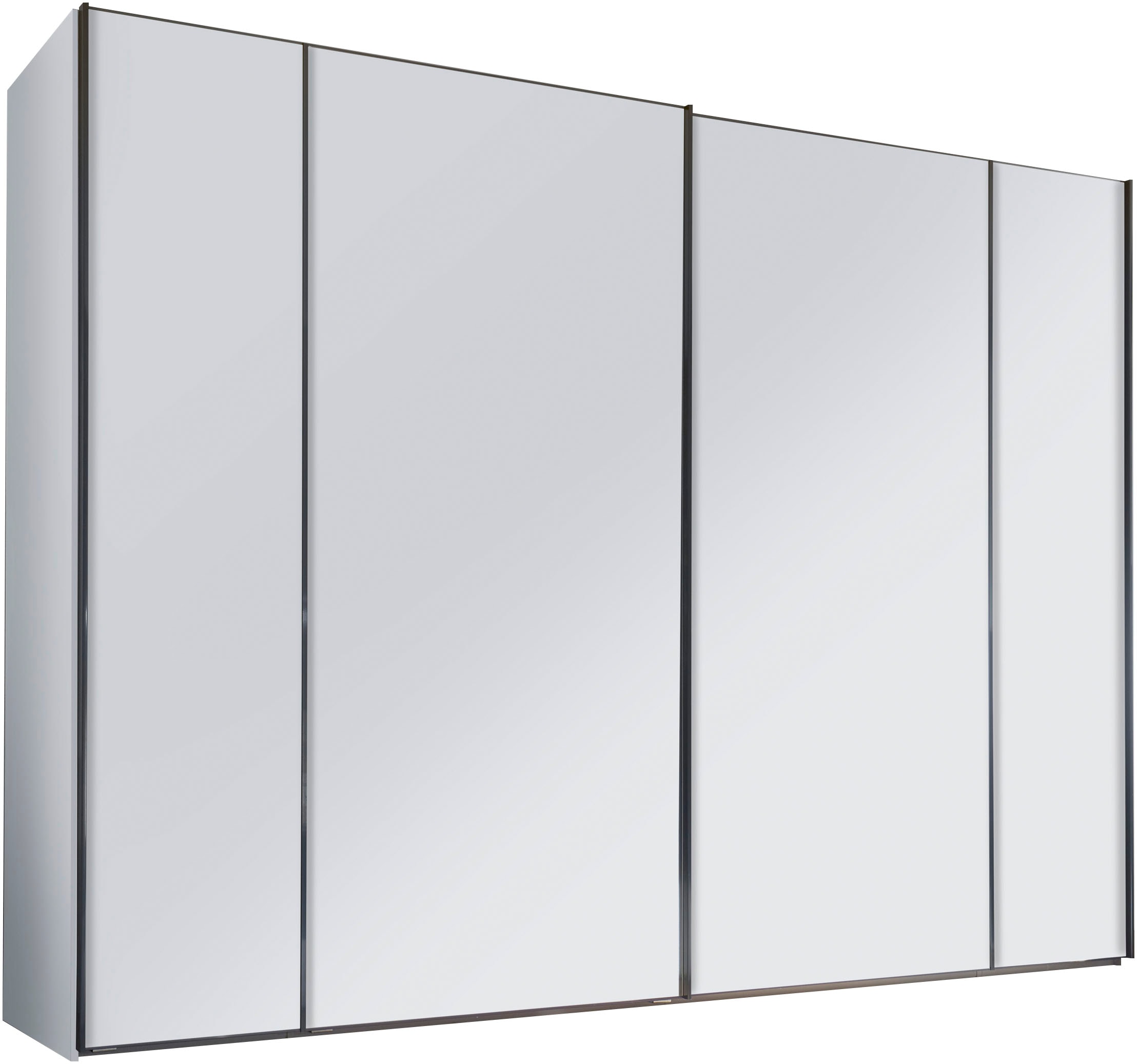 Schwebetürenschrank STAUD "Sonett 100 G, Made in Germany", weiß, B:270cm H:240cm T:68cm, Holzwerkstoff, Schränke, mit vier verschiedenen Ausstattungsvarianten Image