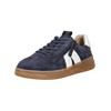 Sneaker CAPRICE "Caprice Sneaker Leder", Damen, Gr. 38, blau (blau, weiß), Leder, casual, Schuhe