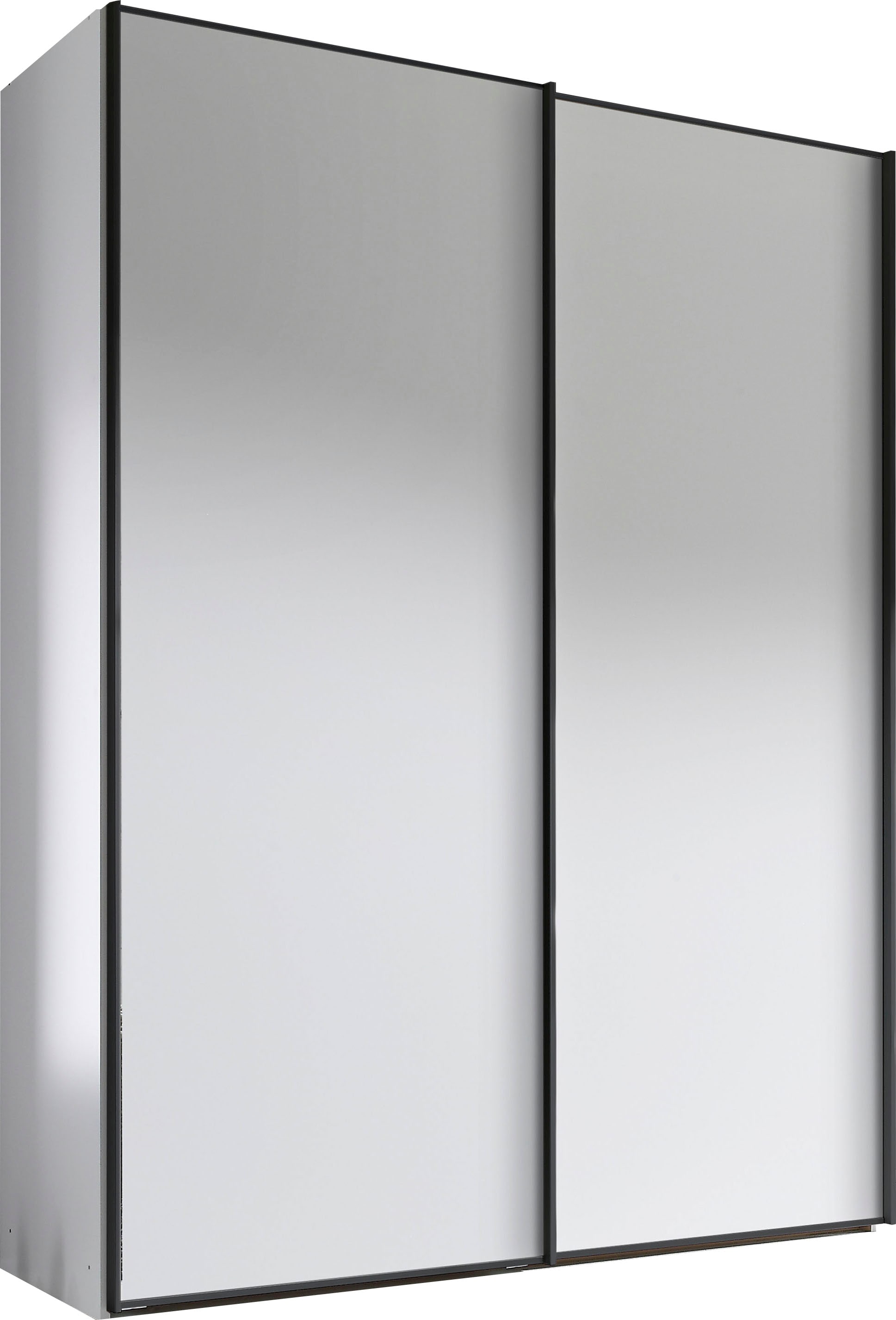 Schwebetürenschrank STAUD "Sinfonie Plus, edles Design in hochwertiger Qualität, Made in Germany", weiß, B:200cm H:222cm T:68cm, Holzwerkstoff, Schränke, Mit vier verschiedenen Ausstattungsvarianten Image