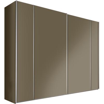 Schwebetürenschrank STAUD "Sonett 100, Made in Germany", braun (mocca), B:298cm H:222cm T:68cm, Holzwerkstoff, Schränke, mit vier verschiedenen Ausstattungsvarianten Image
