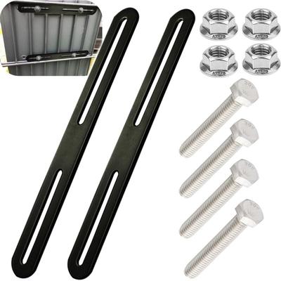 Briefkastenhalterungs-Set, 215 x 24 mm, Briefkastenhalterung, 2 Sets zur Befestigung von Image
