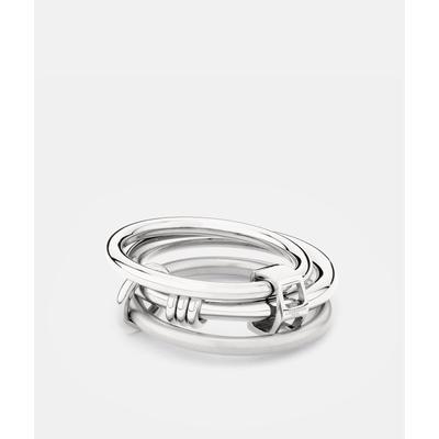 Fingerring LIEBESKIND BERLIN "Schmuck Geschenk Edelstahl The Layer-Ring" Gr. 58, silber (silberfarben), Fingerringe, Damen, 58, Edelstahl, 6mm Image