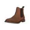 Stiefel CLARKS "Jaxen Easy", Kinder, Gr. 43, braun, klassisch, Schuhe, mit smartem elastischem Einstieg