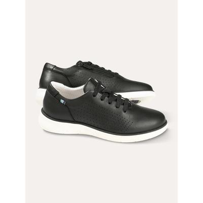 Walbusch Herren Smart Sneakerschuh Wasserabweisend Schwarz noch offen: Muster Image