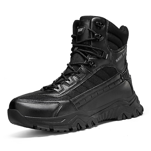 Taktische Stiefel für Herren im Wüstentarnmuster mit robuster Sohle, leichtes Armee-Kampfschuhwerk für Jagd und Militärtraining Image