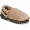 Clog CROCS "Classic Unfurgettable Clog", Damen, Gr. 39, hellbraun, milk chocolate, Croslite, Textil, Fellimitat, casual, Schuhe, mit Fersenriemen