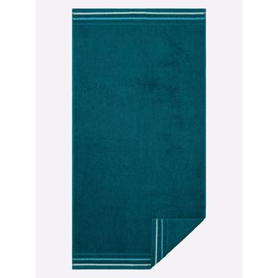 Handtuch WÄSCHEPUR Gr. 1, bunt (aquapetrol), B:50cm L:100cm, 100% Baumwolle, Handtücher (Packung) Image