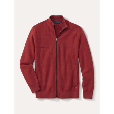 Walbusch Herren Strukturjacke Farbeffekt Rot Image